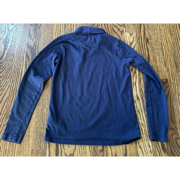 Crewcuts Kids 100% Cotton Navy Blue Long Sleeve Turtleneck Size 10 EUC - Picture 9 of 9